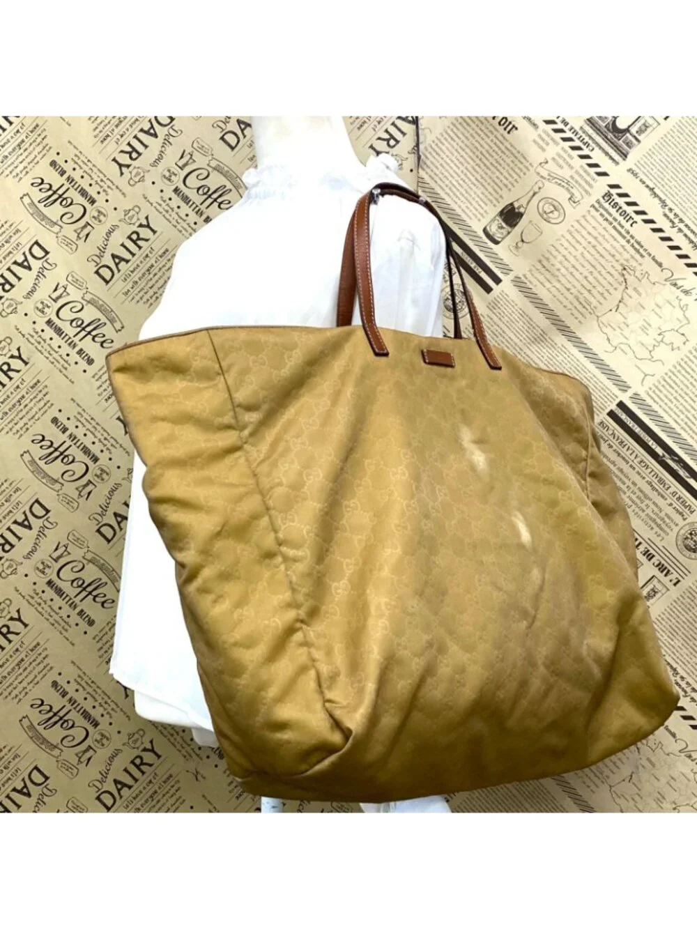 Gucci Tote Ggnylon A3 Travel Business Mothers - Picture 3 of 15